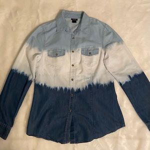 Rue 21 Ombré Button Down Shirt